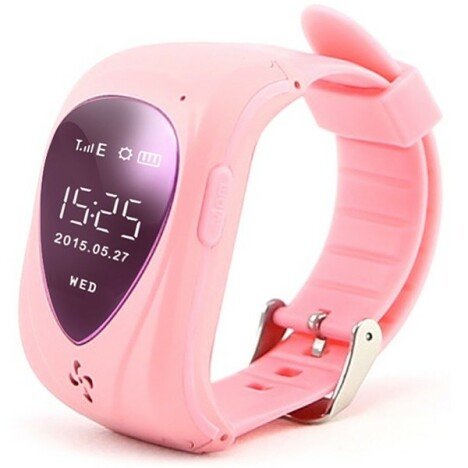 Ceas Smartwatch GPS Copii iUni U11,Telefon incoporat, Alarma SOS, Pink + Boxa Cadou