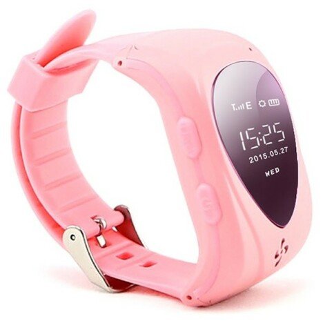 Ceas Smartwatch GPS Copii iUni U11,Telefon incoporat, Alarma SOS, Pink + Boxa Cadou