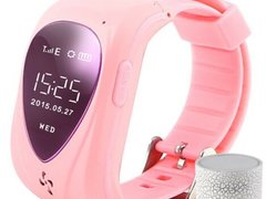 Ceas Smartwatch GPS Copii iUni U11,Telefon incoporat, Alarma SOS, Pink + Boxa Cadou